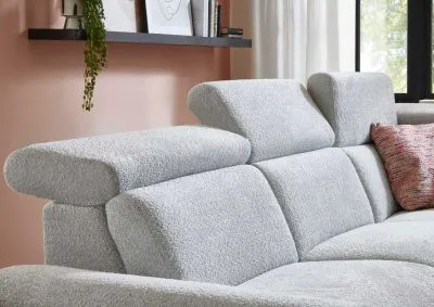 Ecksofa in Stoff L-Form mit Federkern Ecksofa in Stoff L-Form mit Federkern