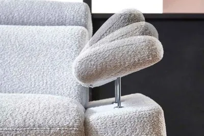 Ecksofa in Stoff L-Form mit Federkern Ecksofa in Stoff L-Form mit Federkern