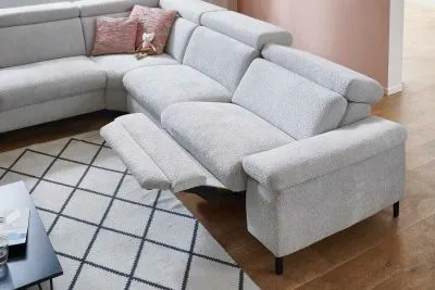 Ecksofa in Stoff L-Form mit Federkern Ecksofa in Stoff L-Form mit Federkern